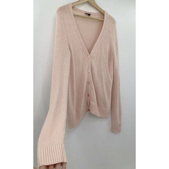 Talbots Plus Size Cardigan Sweater Button‎ Up V Neck Lambs Wool Blend Size X - Picture 2 of 10